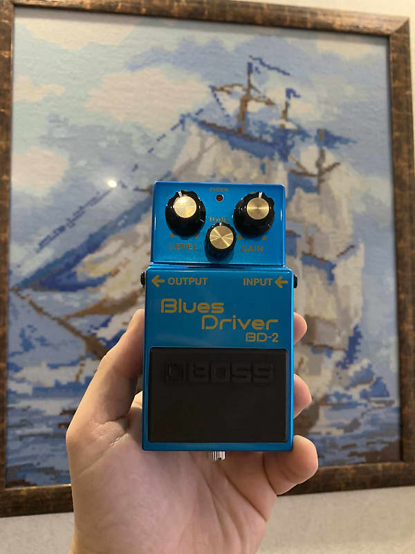 Boss BD-2-B50A Blues Driver 50th Anniversary Limited Edition Pedal 2023 -  Blue Rare collectible exclusive legend holy grail transparent overdrive 