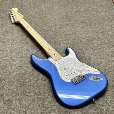 Stratocaster Partscaster, Metallic Blue (Stratosphere, Mighty Mite, Warmoth, DiMarzio) for sale
