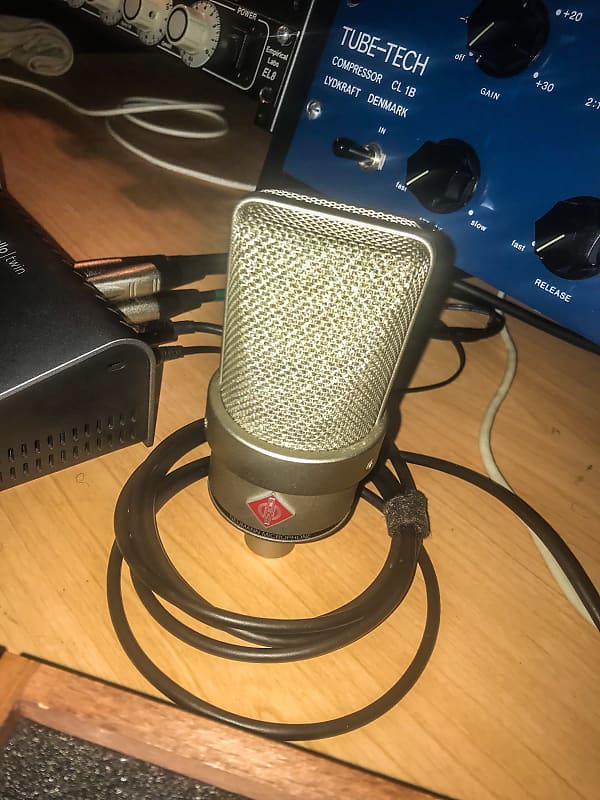 Neumann Tlm-103 and EA1 Shockmount.  Nickel image 1