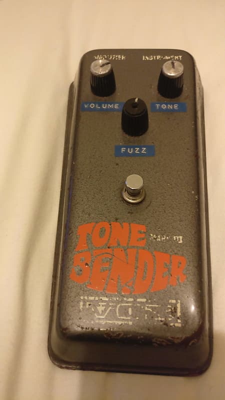 Vox Tone Bender MK-III Fuzz Pedal Vintage 70's Rare Silicon