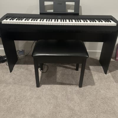 Yamaha P-45 88-Key Digital Piano with Stand and Bench 2022 - Present - Black