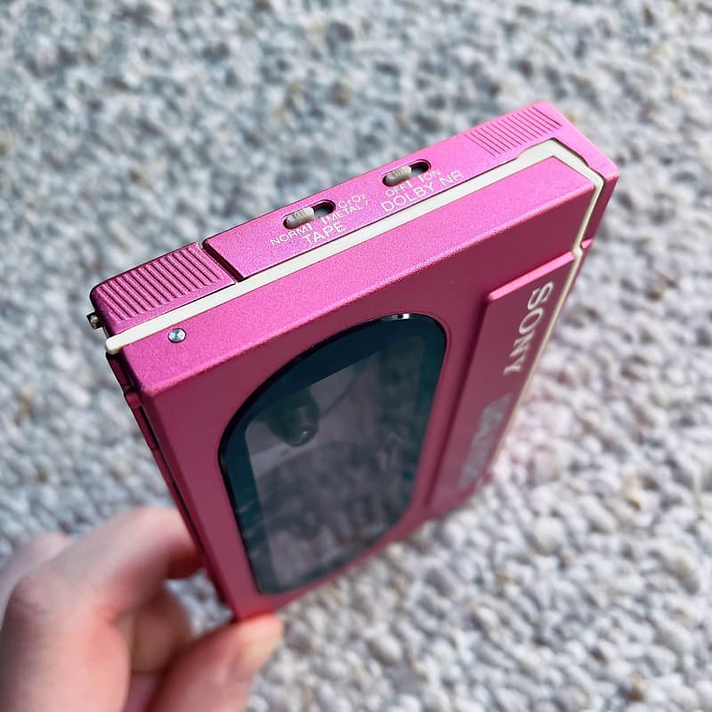 RARE] Sony WM-20 Walkman Cassette Player, Beautiful Pink