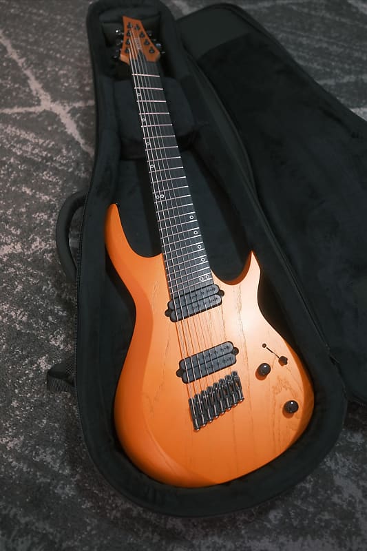 【美品】KIESEL キーセル 8弦ギター OM8 マルチスケール Kiesel OM8 Osiris Multiscale Walnut Top 8 String Electric