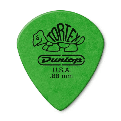 Dunlop 498P88 Tortex Jazz III XL .88mm Guitar Picks (12-Pack)
