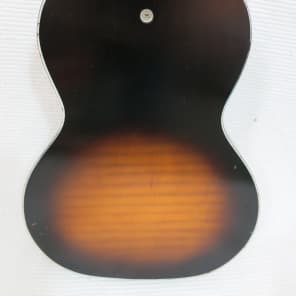 Vintage 1960s Old Kraftsman Silvertone Musical Note Acoustic Guitar Sunburst Kay Perfect Starter Guitar Or Gift Plays well Tight Action Near Mint!!! image 4