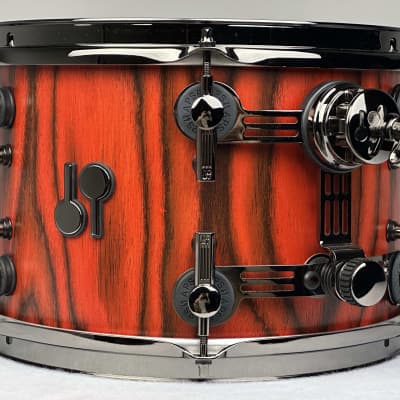 Sonor 22/10/12/15" SQ2 Medium Beech Drum Set - Fiery Red w/ Black Chrome Hardware image 19