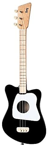 Loog Mini Acoustic Guitar 3-String Guitar, Black image 1