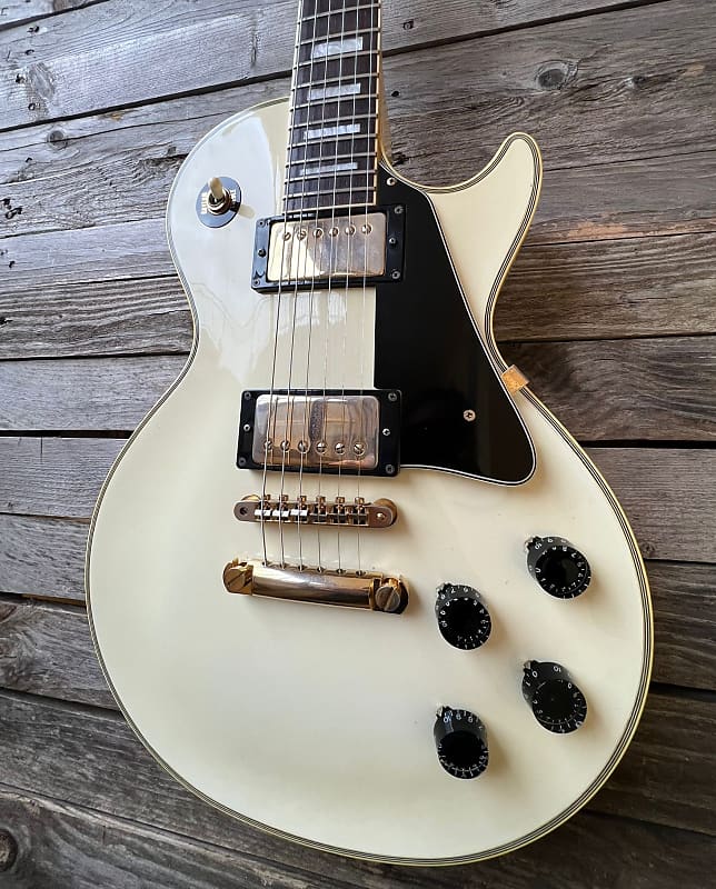 Orville Les Paul Custom White LPC75 K Serial 1989