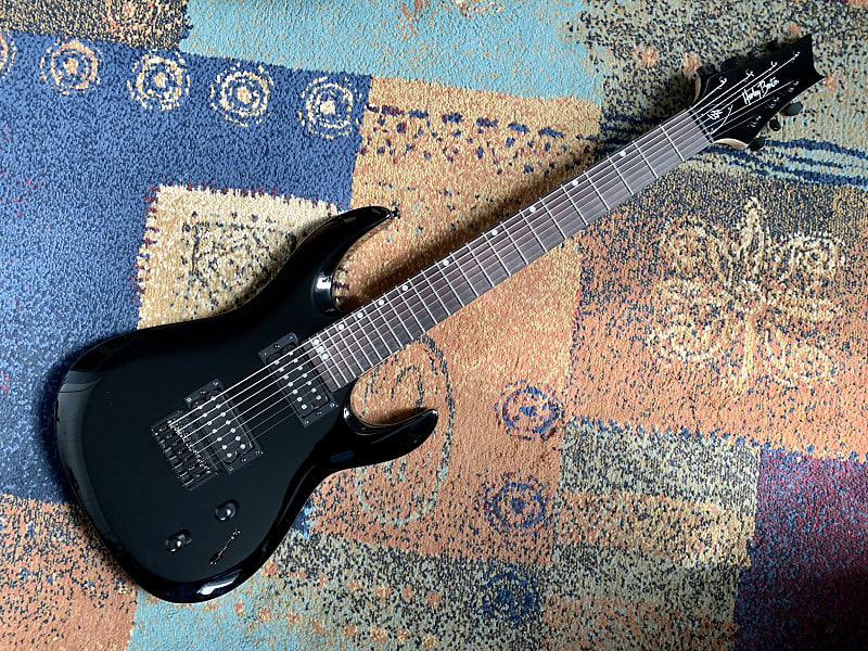 Harley Benton 7-string Progressive Series Guitar, R-457BK, | Reverb