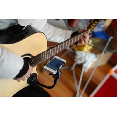 Smart Phone Smartphone Holder Mount Clip Suction Cup for Acoustic Electric Classical Guitar image 3