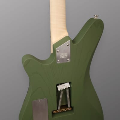 Tao Guitars Sutorato “U-A-M”, 2024 - Lincoln Green (black filled pores) w/ ABM 2-Point Trem. NEW (Authorized Dealer) image 13