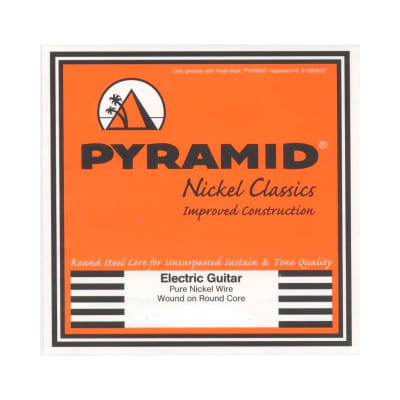 Cuerdas Eléctrica Pyramid Pure Nickel Classics Round Core 10-52 image 2