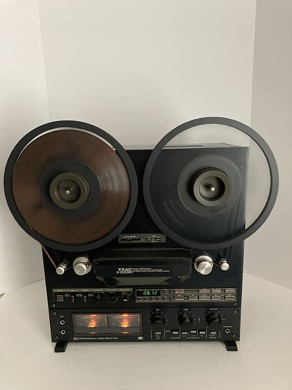 TEAC X-1000R, BLK, 2CH, AUTO REVERSE REEL TO REEL TAPE DECK WITH