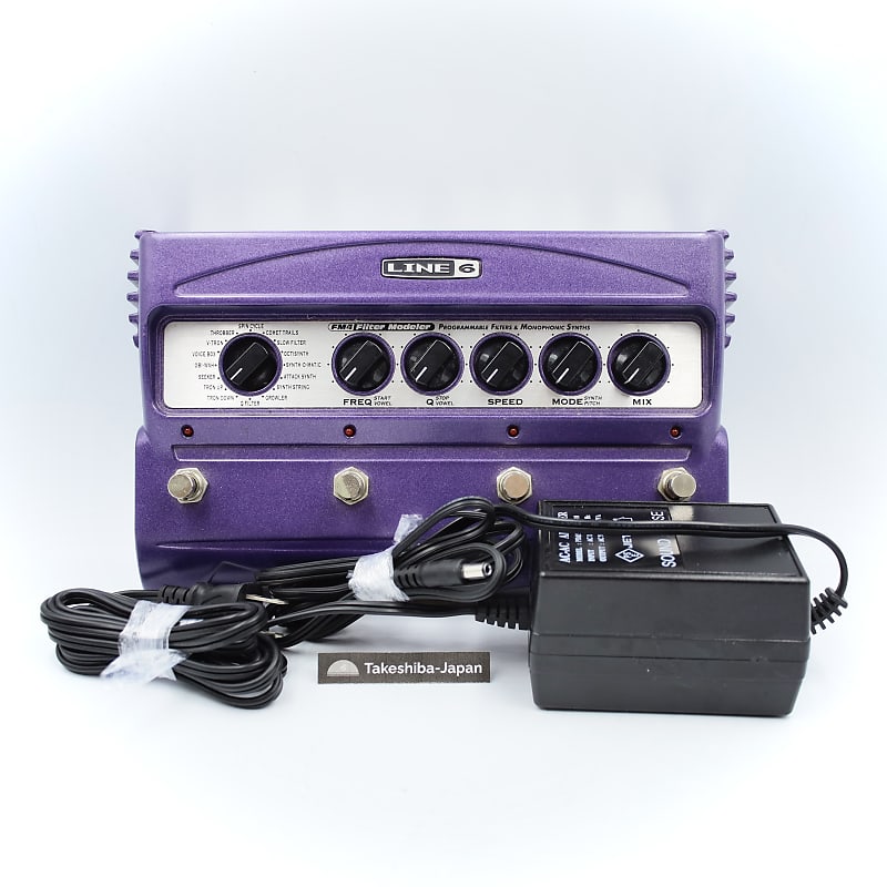 Line6 FM4 Filter Modeler With Adapter Guitar Effect Pedal