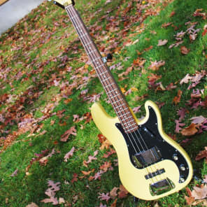 Fender Squier pj Precision Bass 2006 Gibson TV Yellow KUSTOM image 16