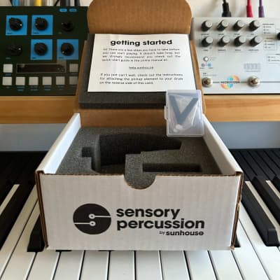 Sunhouse Sensory Percussion - 2 Triggers, w/ software code & 2 13" Reverie Drum Co "Little Drum" Shells w/ Mesh Heads image 8