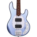 Sterling Ray4HH Electric Bass Guitar, Lake Blue Metallic