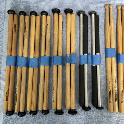 14 Pairs - Innovative Percussion FT-1AH, AT-1A, FT-1, FT-1, FS-2T & ETC Multi Tom Tenor Drum Sticks image 2