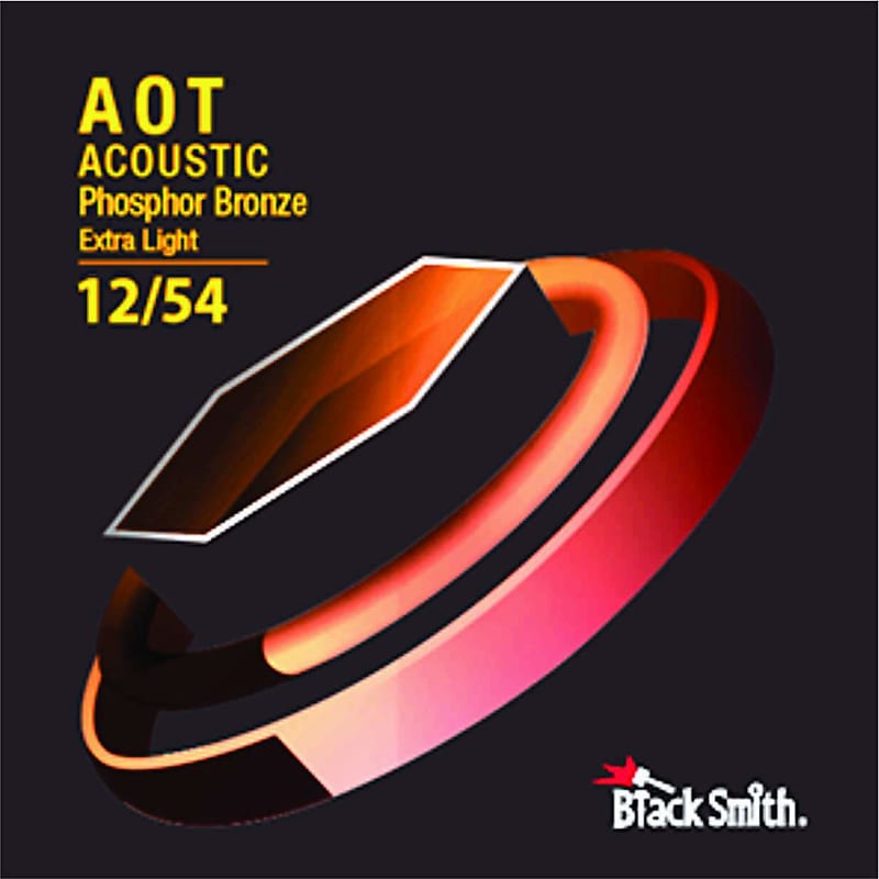 BlackSmith 6 String Nano-Carbon Coated Phosphor Bronze Acoustic Guitar Strings - Custom Light 011 - image 1