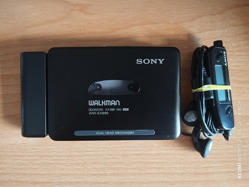 Sony Walkman WM-EX 999 black Cassette player Working video test