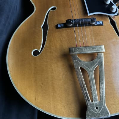 Gibson Super 400C Blonde 1967 Blonde Vintage Archtop Guitar image 7