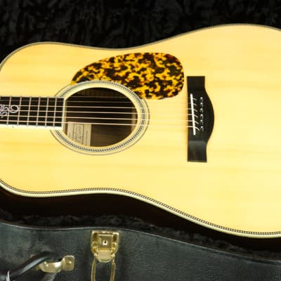 Used 1999 Santa Cruz D Brazilian Rosewood Tony Rice Professional Dreadnought Acoustic Guitar, Hard Case image 3