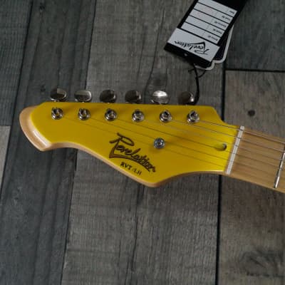 Revelation RVT 'Left Handed' Electric Guitar, Vibrant Yellow image 6