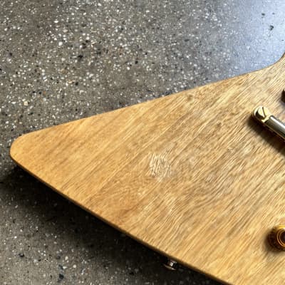 Kurt Wilson Korina Explorer Electric Guitar - Natural image 4