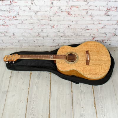 Ibanez - EW20 ASNT 1201 Acoustic Guitar - Quilted Ash Natural - w/Bag - x4751 - USED image 14