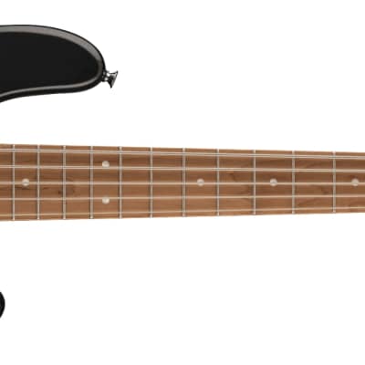 CHARVEL - Pro-Mod San Dimas Bass PJ V  Caramelized Maple Fingerboard  Metallic Black - 2965068595 for sale