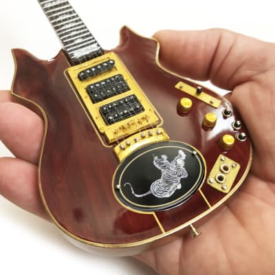 Jerry Garcia Grateful Dead Tiger Tribute Mini Guitar Replica Collectible Officially Licensed image 2