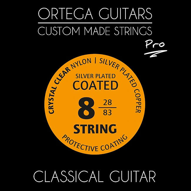 ORTEGA NYP8 Custom Made 8String Classical Guitar Pro String Set Normal image 1