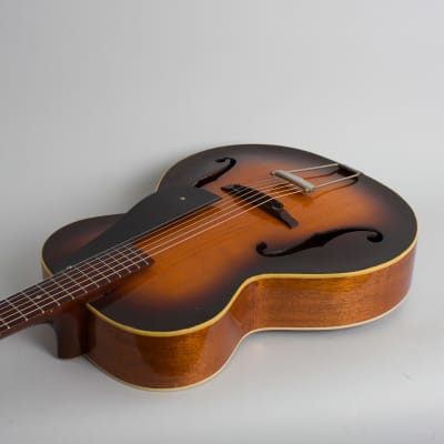 Epiphone Olympic Arch Top Acoustic Guitar (1941), ser. #17268, black tolex hard shell case. image 7
