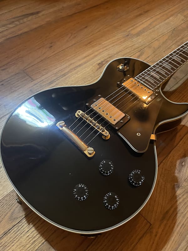 Brian by Bacchus Les Paul Custom /BLC-550 Black and Gold