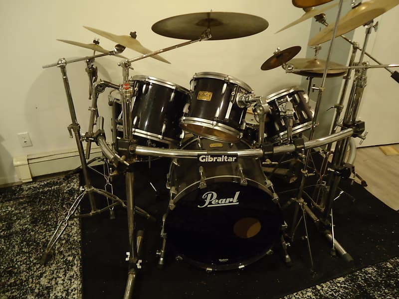 Vintage PEARL MASTERS STUDIO Early 90's Full Drum Set,9 | Reverb