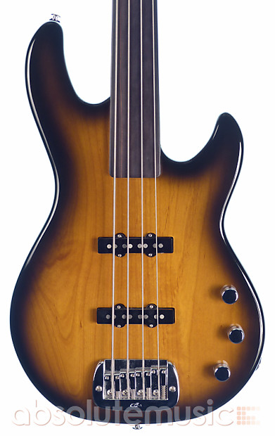 G L JB 2 Fretless Bass Guitar Sunburst