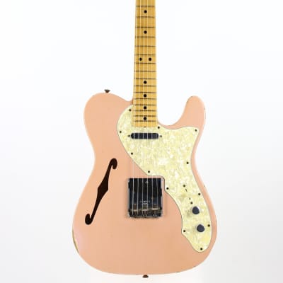 2011 Fender DALE WILSON Custom Shop Masterbuilt 60's Telecaster Thinline Relic - Shell Pink, Abby Ybarra Pups! image 6