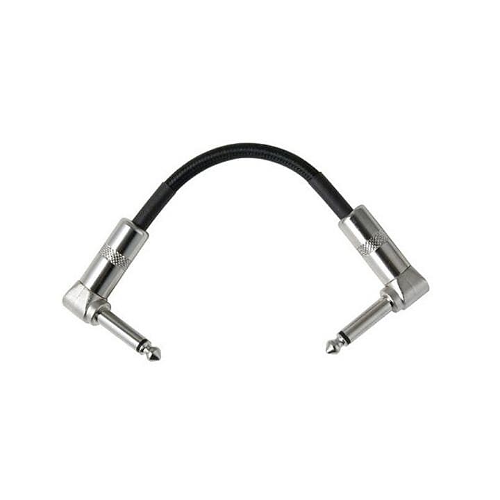 Strukture 6" Patch Cable Right Angle Black image 1