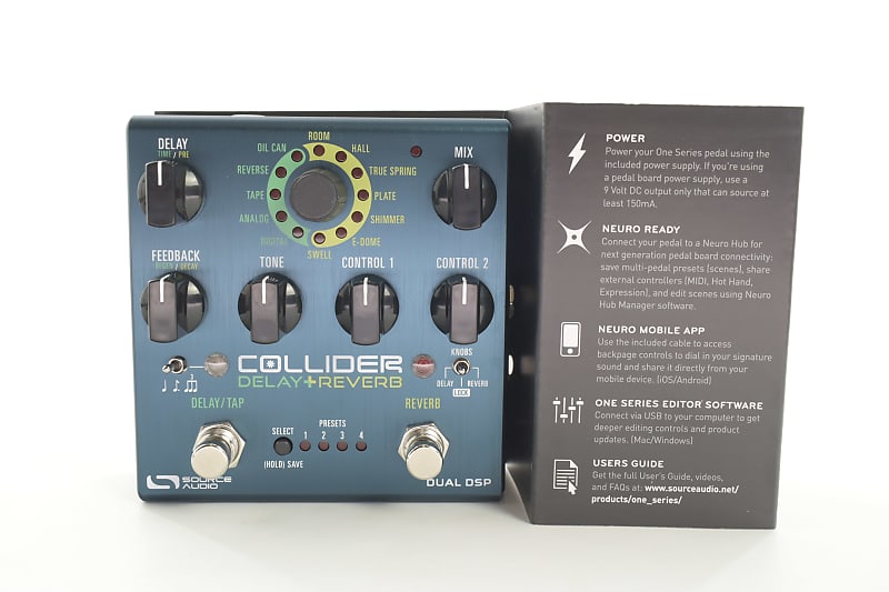 Source Audio SA263 Collider Delay + Reverb 2023 Blue | Reverb
