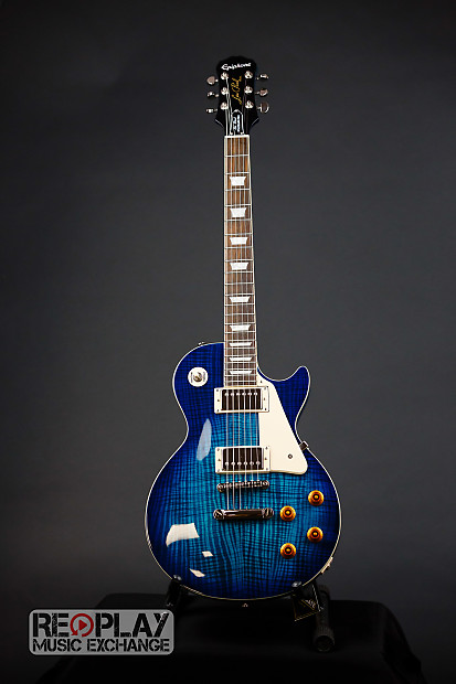 Epiphone les paul plustop sales pro blue