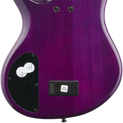 Jackson JS3QV Spectra Electric Bass, 5-String (with Laurel Fingerboard), Purple Phaze image 5