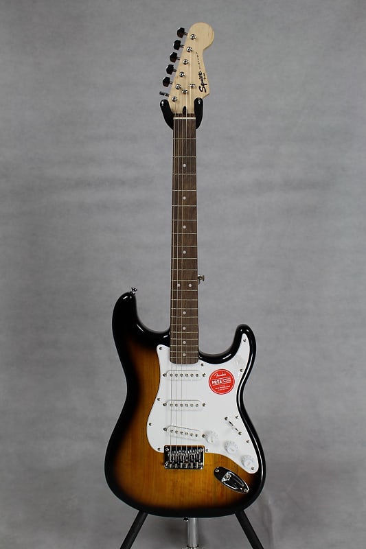 Fender Squier Bullet Stratocaster Hard Tail Brown Sunburst image 1