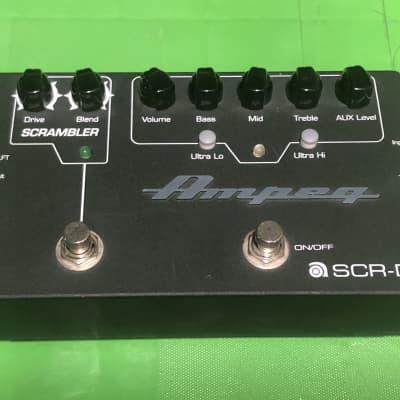 Ampeg SCR‑DI Bass DI Preamp with Scrambler Overdrive Pedal