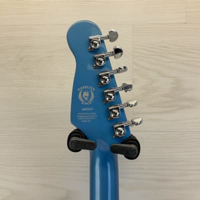 Used Hardluck Kings Spider Electric Guitar Blue image 5
