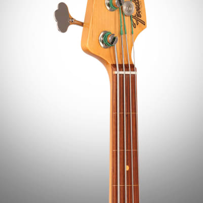 Fender Jaco Pastorius Fretless Jazz Electric Bass with Case, 3-Color Sunburst image 8