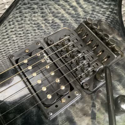 B.C. Rich Warlock / Left hand handed lefty / NJ Neck-Thru series Made In japan 24 frets floyd rose image 16