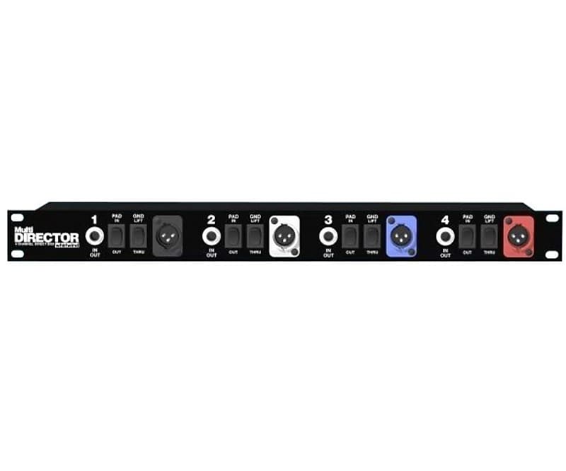 Whirlwind MULTIDIRECTOR Four Channel Rack-Mount Direct Box image 1