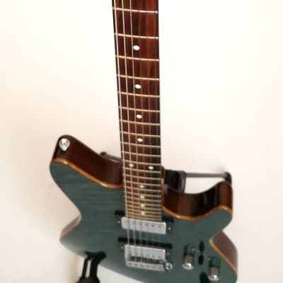 Grosh Guitars TurboJet Trans Aqua Blue image 7