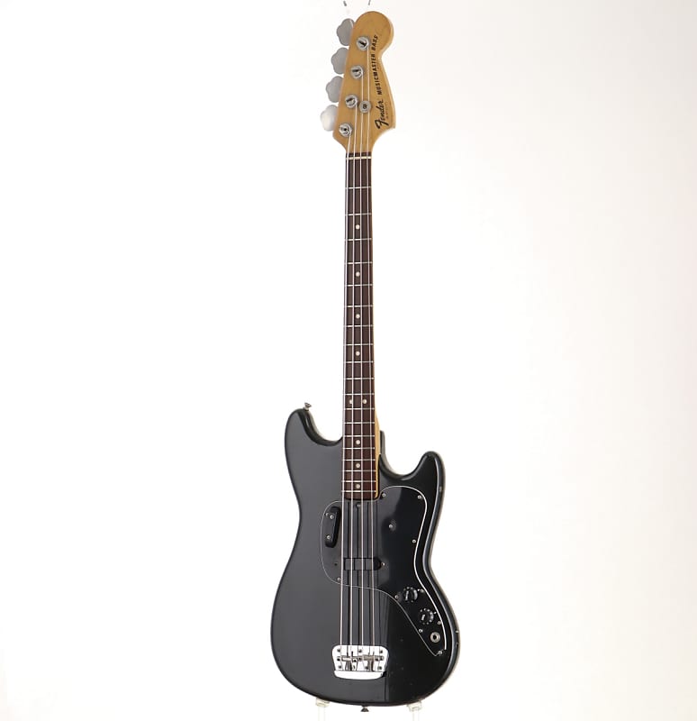 Fender Musicmaster Bass Black 1977 [SN S720267] [07/06] | Reverb
