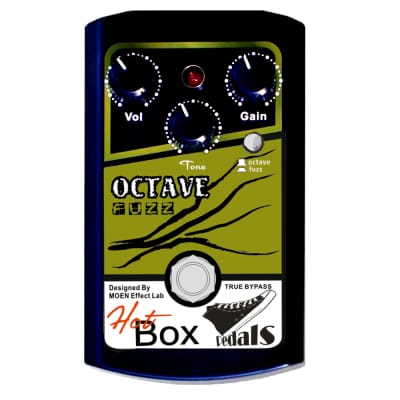 Hot Box Pedals Canada by MOEN HB-OF OCTAVE and FUZZ Analog Guitar Effect Pedal True Bypass image 1